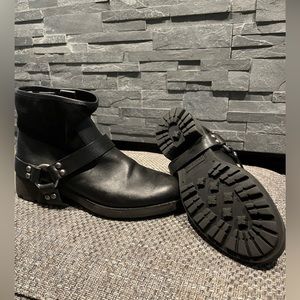 Denim and Supply Ralph Lauren Leather Biker Style Boots Size 10